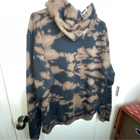 Champion Hoodie Custom Bleached Sz L - Picture 6 of 10